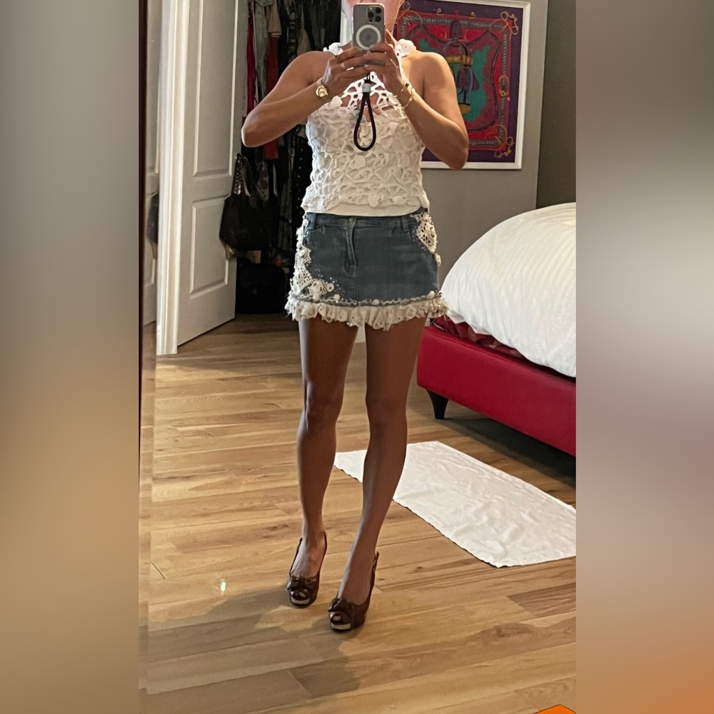 Cute 🥰 Jeans skirt - Picture 4 of 5